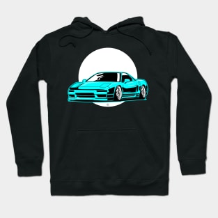 Acura NSX jdm monochrome illustration Hoodie